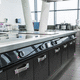 cocina profesional de metal / modular / con isla / monobloque
