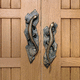 manillón para puerta / de bronce / contemporáneo