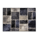 alfombra oriental / patchwork / de lana / cuadrada