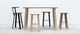 mesa alta clásica / de madera / rectangular / profesional