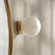 aplique contemporáneo / de interior / de vidrio / de latón