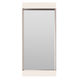 espejo de pared / contemporáneo / rectangular / de roble