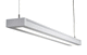 luminaria suspendida / LED / lineal / de aluminio