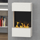 chimenea de bioetanol / de pared / Cara única / hogar abierto