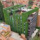 muro vegetal estabilizado / de plantas naturales / de panel modular / columna