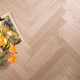 parquet multicapa / de roble / acabado mate / encolado