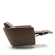 sillón relax contemporáneo / de tejido / de cuero / guarda cojines