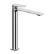 grifo monomando para lavabo / de repisa / de metal cromado / de baño