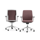 silla de oficina contemporánea / de interior / de poliéster / con base metálica