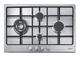 placa de cocina de gas / 4 fuegos / empotrable / con botones