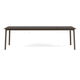 mesa de comedor contemporánea / de madera / con base de madera / rectangular