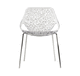 silla de diseño original / de exterior / de acero / para el sector profesional