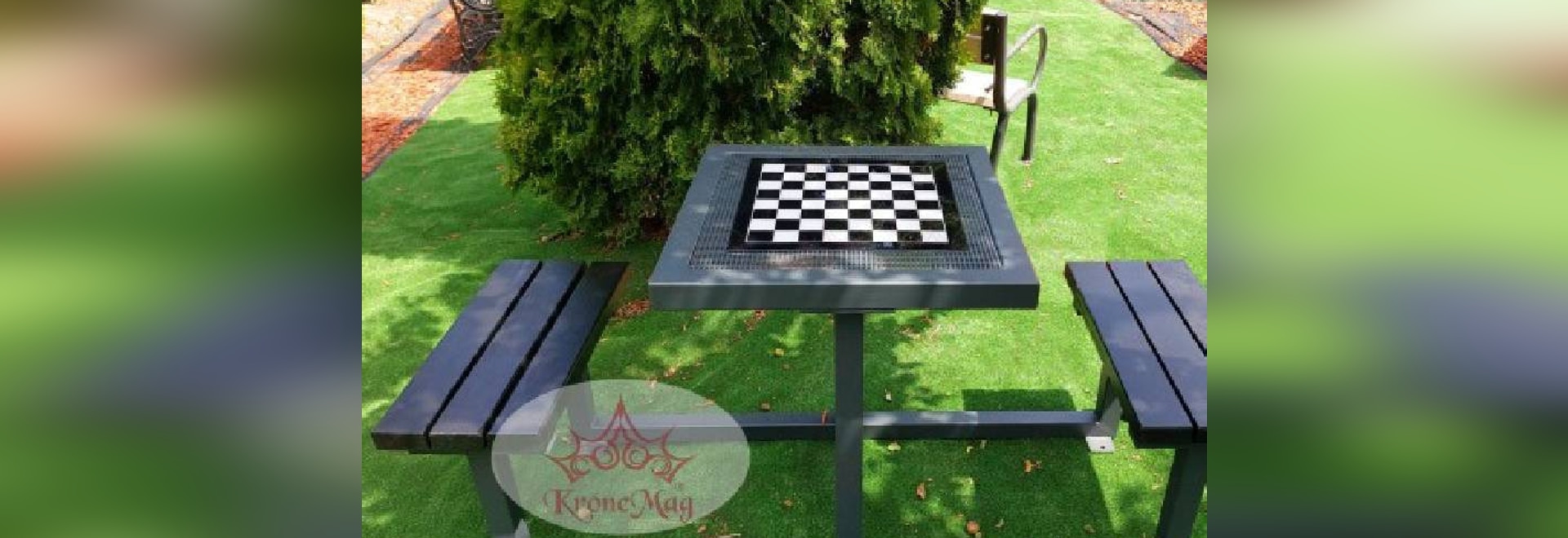 Juego de mesa de ajedrez al aire libre CAMPINA - Romania - KRONEMAG