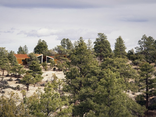 IMBUYA EL HOGAR DEL DESIERTO DE LAS CUBIERTAS DEL DISEÑO EN ACERO DE CORTEN