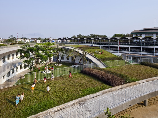 CULTIVO DE JARDÍN DE LA INFANCIA DE LOS ARQUITECTOS DEL VO TRONG NGHIA