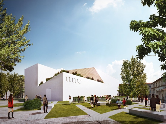 Daniel Libeskind diseña el museo concreto y de cristal blanco angular para el arte lituano