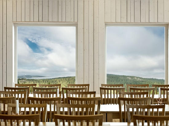 Los arquitectos de Sweco construyen el restaurante timber-framed en la fortaleza de Hemsö de Suecia