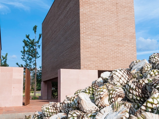 El ALA de Estudio termina la capilla de la terracota en una fábrica mexicana del tequila