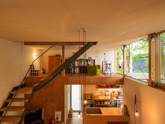 La casa de madera compacta de los arquitectos de Takeru Shoji se coloca junto a árboles de 200 años