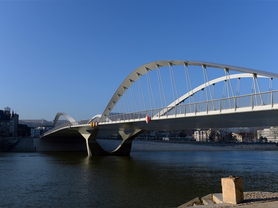 zambullida de dos arcos debajo de la cubierta en el mediados de-palmo