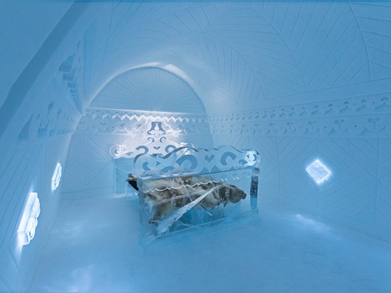 La 25ta edición de Icehotel incluye una habitación cuadrada del vórtice