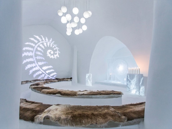 La 25ta edición de Icehotel incluye una habitación cuadrada del vórtice