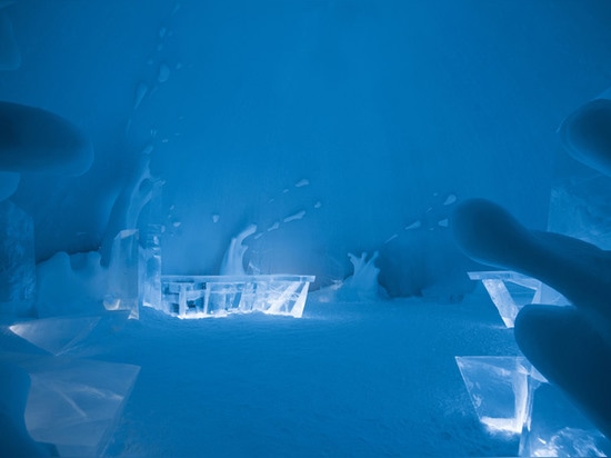 La 25ta edición de Icehotel incluye una habitación cuadrada del vórtice