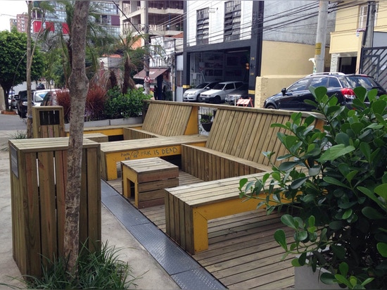 Parklet Vila Magdalena, San Pablo.