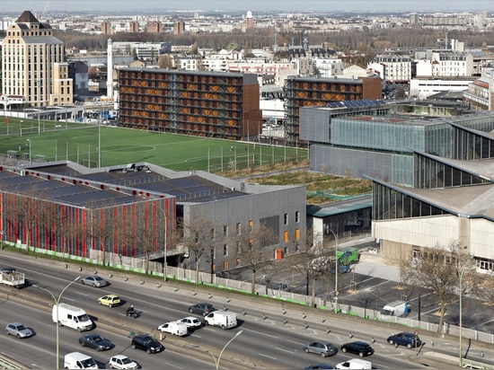 DFA/Dietmar Feichtinger Architectes, centro de deporte Julio Ladoumegue, París