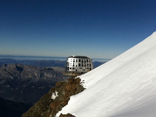 Refuge du Goûter: La casa de campo alpestre autosuficiente de la Espacio-Edad es el edificio más alto de Francia