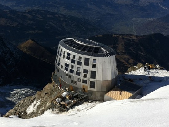 Refuge du Goûter: La casa de campo alpestre autosuficiente de la Espacio-Edad es el edificio más alto de Francia