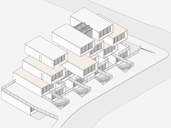 concepto de vivienda cristal del estudio por conselho del nattalia y rabelo del waleska