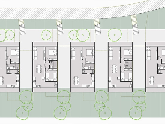 concepto de vivienda cristal del estudio por conselho del nattalia y rabelo del waleska