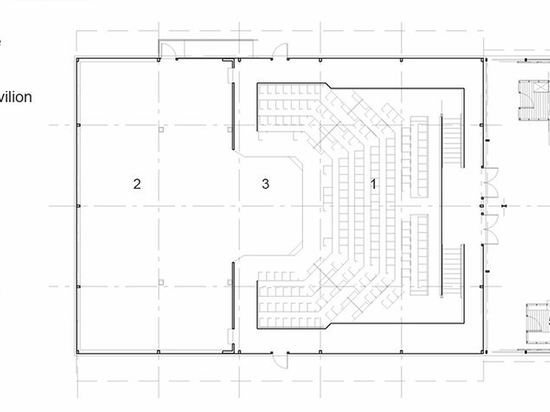 Plan de piso (© del dibujo: Arquitectos de Charles Cunniffe)