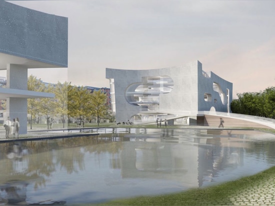 Steven Holl Architects diseña LEED Platino-apuntó el centro cultural para Shangai