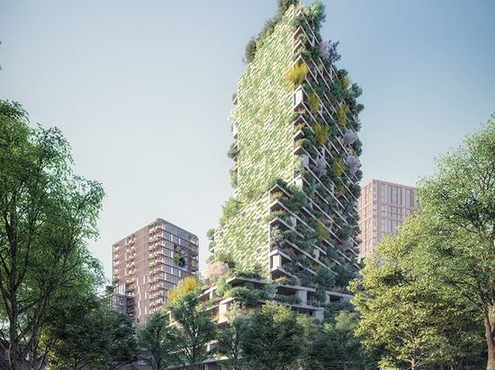 boeri de Stefano para traer la torre vertical del bosque al nuevo distrito urbano de Utrecht