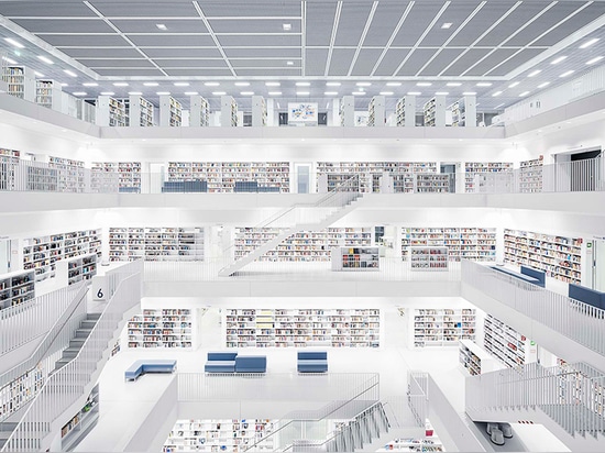 bibliotecas altas: fotografías más poirier del thibaud los asilos arquitectónicos más finos de la literatura