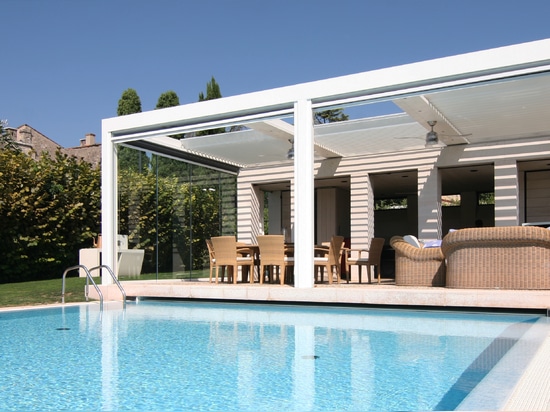 PÉRGOLA BIOCLIMÁTICA RETRACTABLE