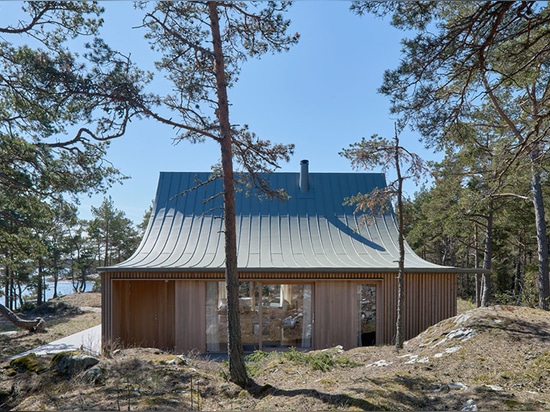 estructuras del tham y del videgård ‘tienda-como’ casa de vacaciones en una isla cerca de Estocolmo