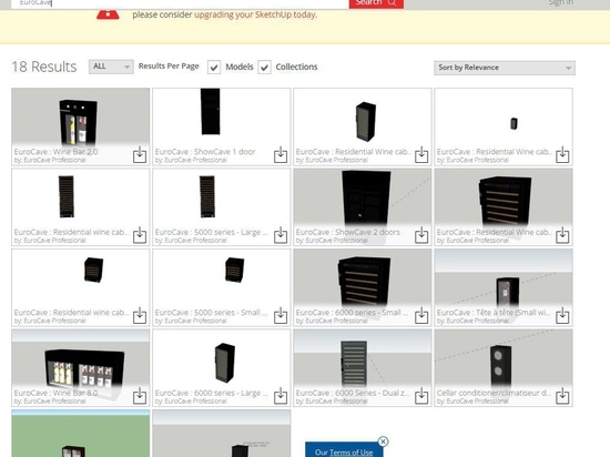 ¡EuroCave está en Sketchup!