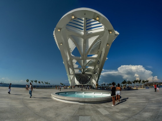 El museo flotante de Río de Santiago Calatrava. Cortesía del arquitecto.