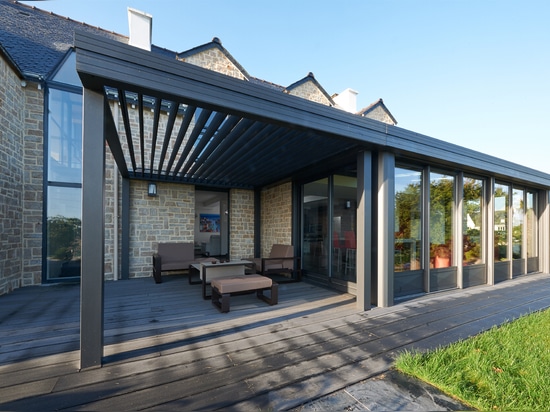 Una combinación excepcional de la mirador-pérgola en el Morbihan