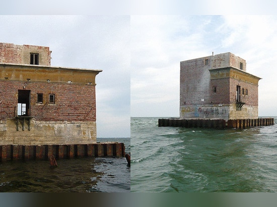 Estación abandonada del torpedo transformada en el lugar de deportes del agua más fresca del mar Báltico