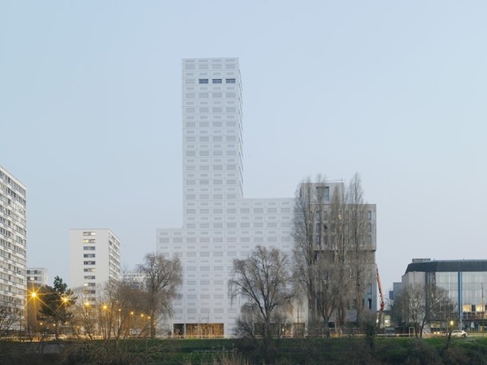 Nantes. El Lan termina 360° la visión, una torre diáfana de 18 pisos