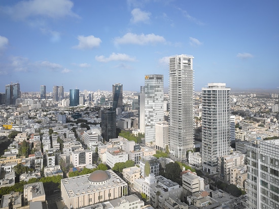 la torre del rothschild de los meier de Richard añade a la herencia del bauhaus de Tel Aviv