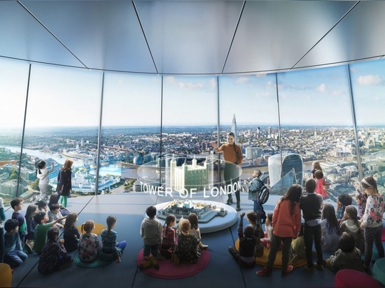 Fomente + los socios propone la torre de visión turística metro-alta 305 para Londres