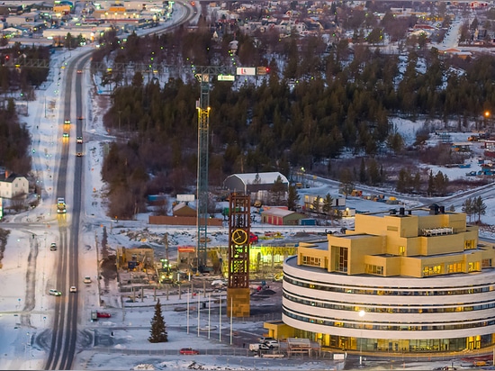 Kiruna City Hall - el cristal