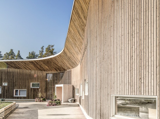 detalle de la proyección de madera