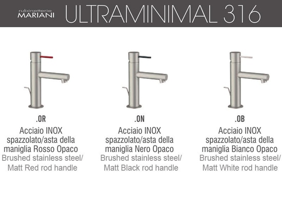 ULTRAMINIMAL 316 de Rubinetterie Mariani