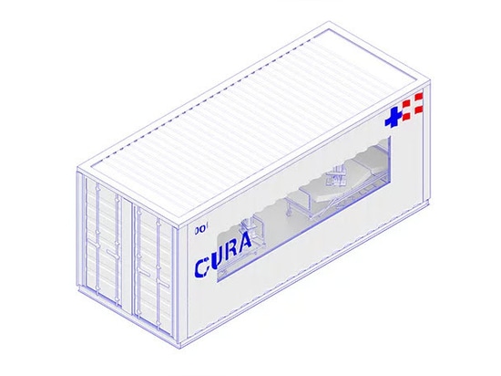 El CURA propone transformar los contenedores de transporte marítimo en hospitales de emergencia COVID-19